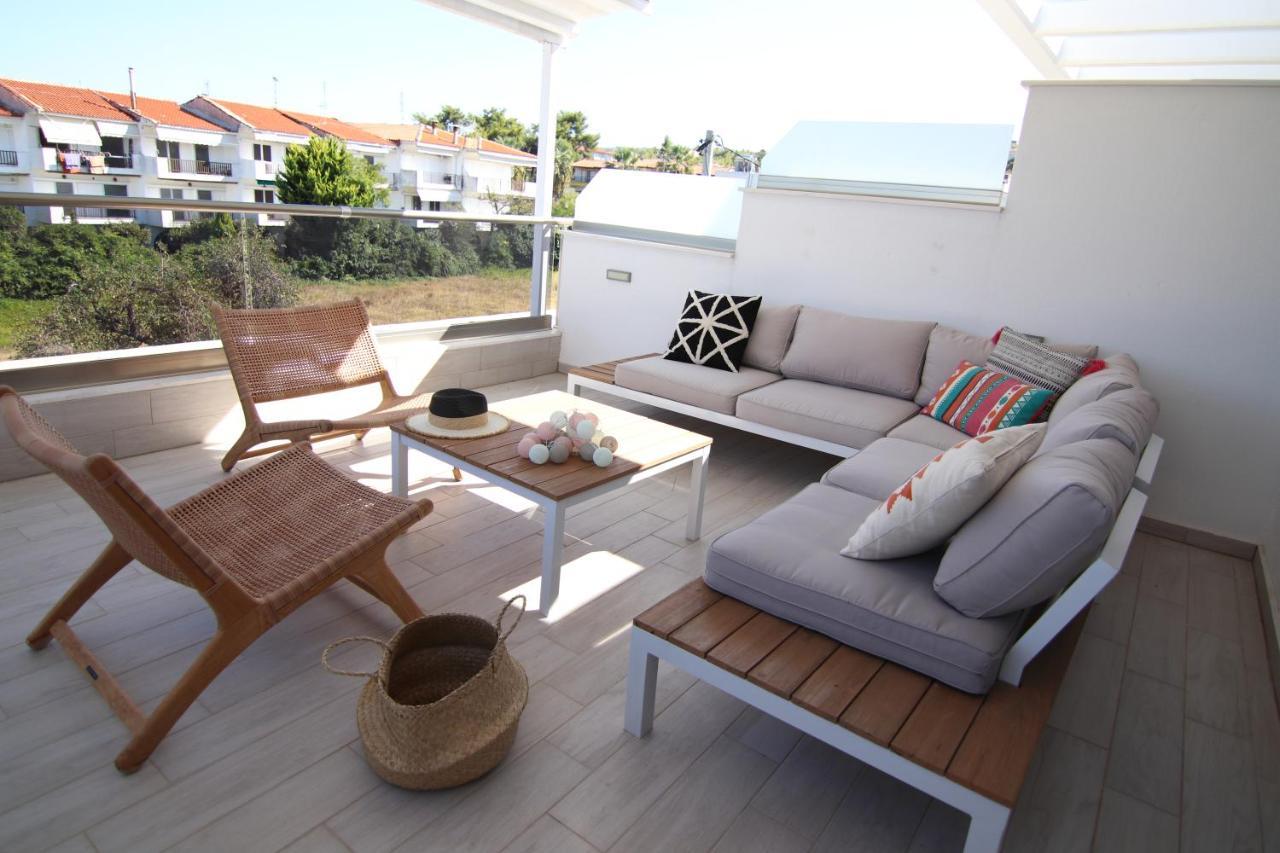 Hanioti Suite Maisonette In Front Of The Sea Ngoại thất bức ảnh